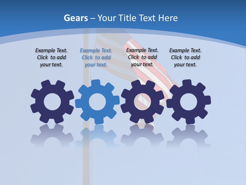 Holiday Usa Wave PowerPoint Template