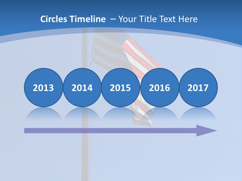 Holiday Usa Wave PowerPoint Template