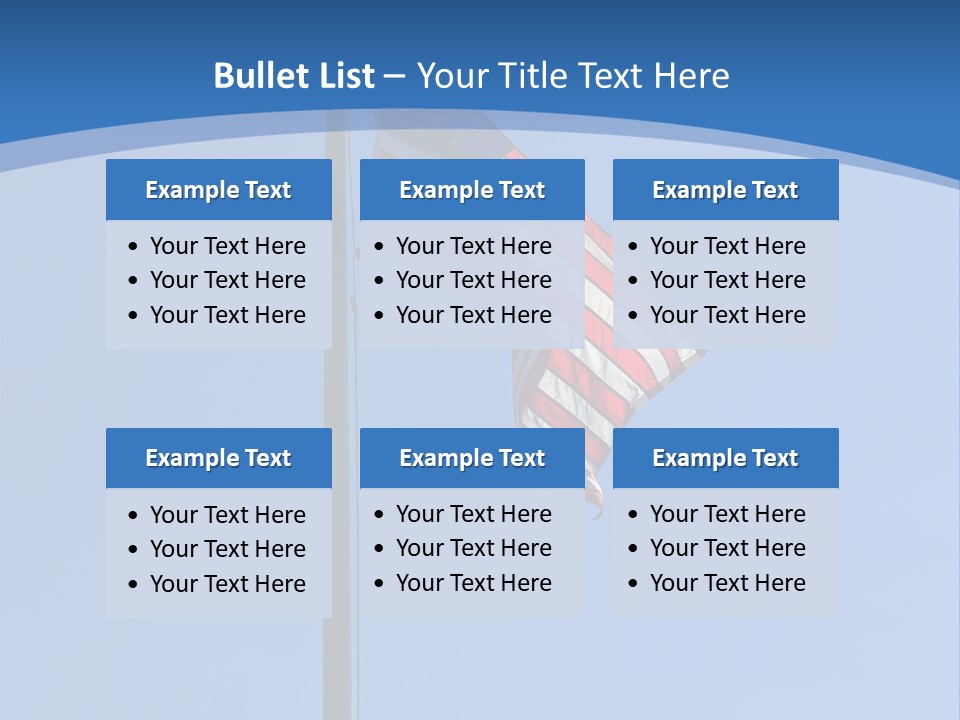 Holiday Usa Wave PowerPoint Template