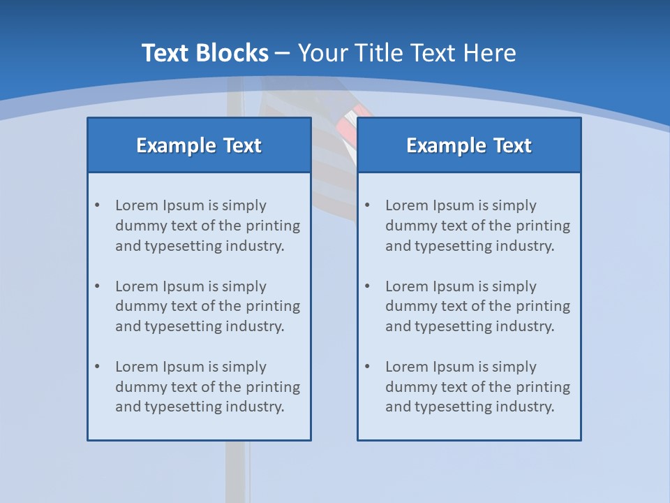 Holiday Usa Wave PowerPoint Template