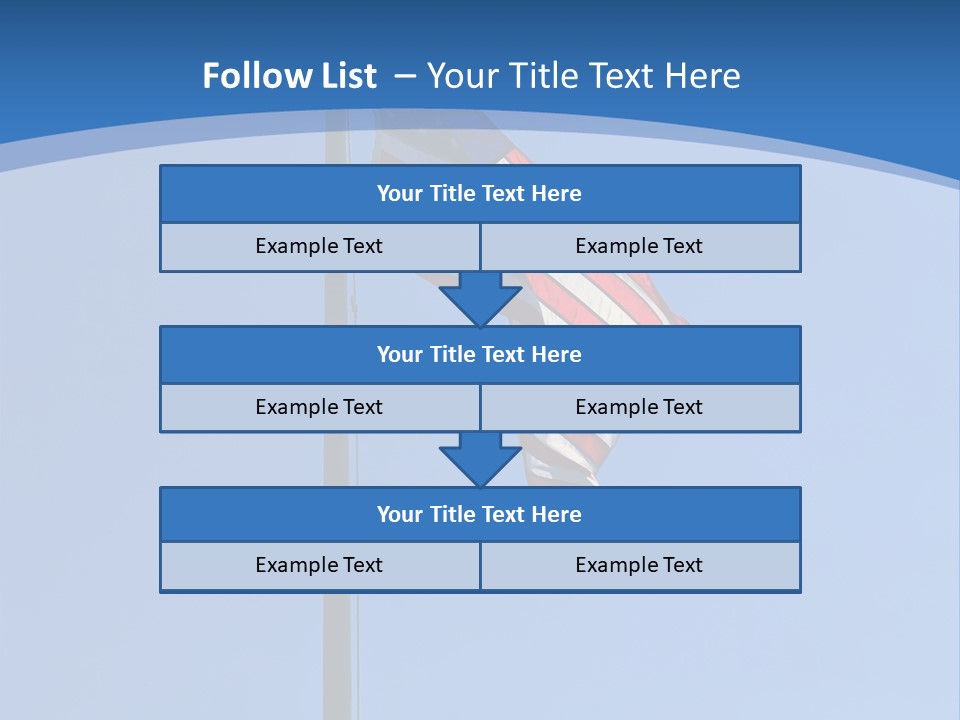Holiday Usa Wave PowerPoint Template