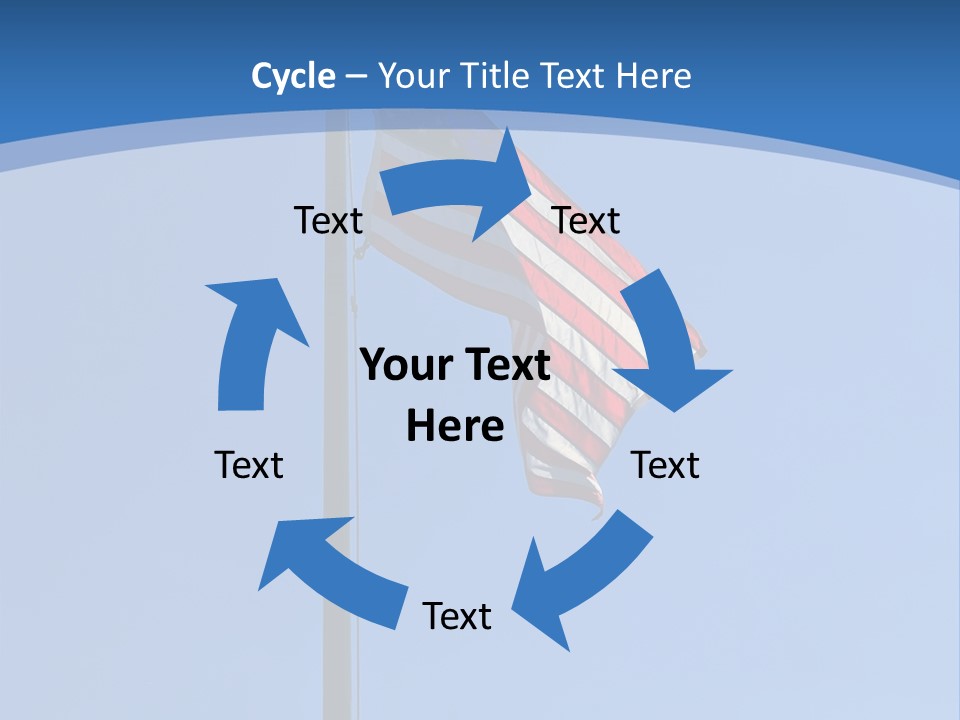 Holiday Usa Wave PowerPoint Template