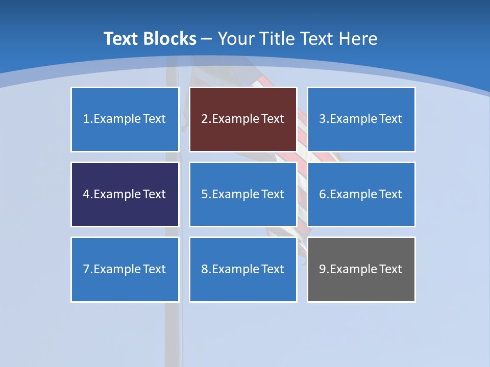 Holiday Usa Wave PowerPoint Template