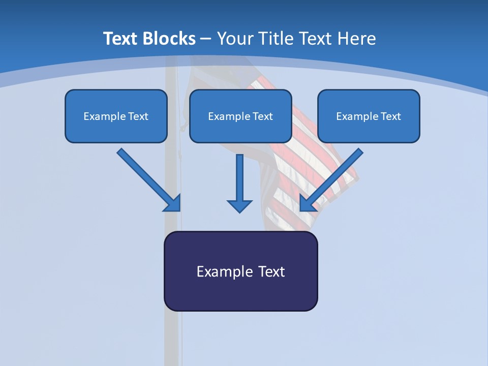 Holiday Usa Wave PowerPoint Template