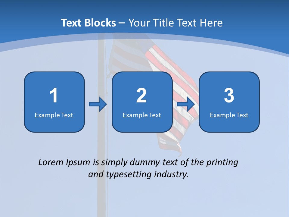 Holiday Usa Wave PowerPoint Template