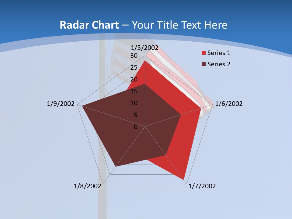 Holiday Usa Wave PowerPoint Template