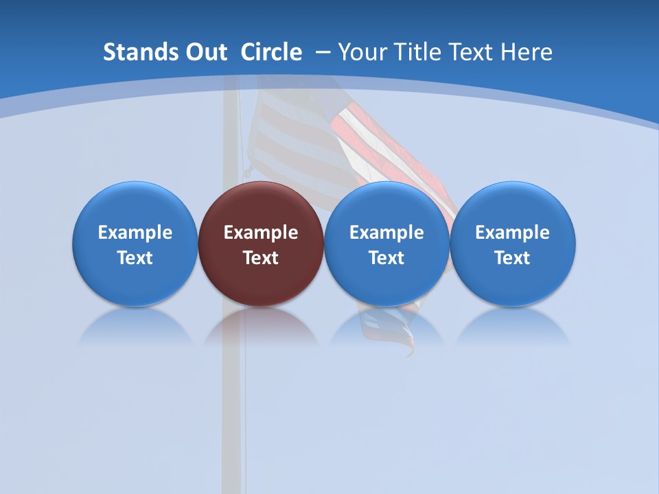 Holiday Usa Wave PowerPoint Template