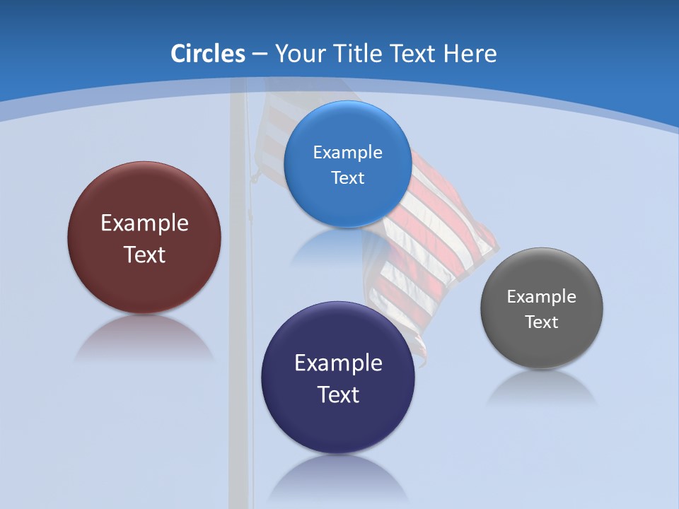 Holiday Usa Wave PowerPoint Template