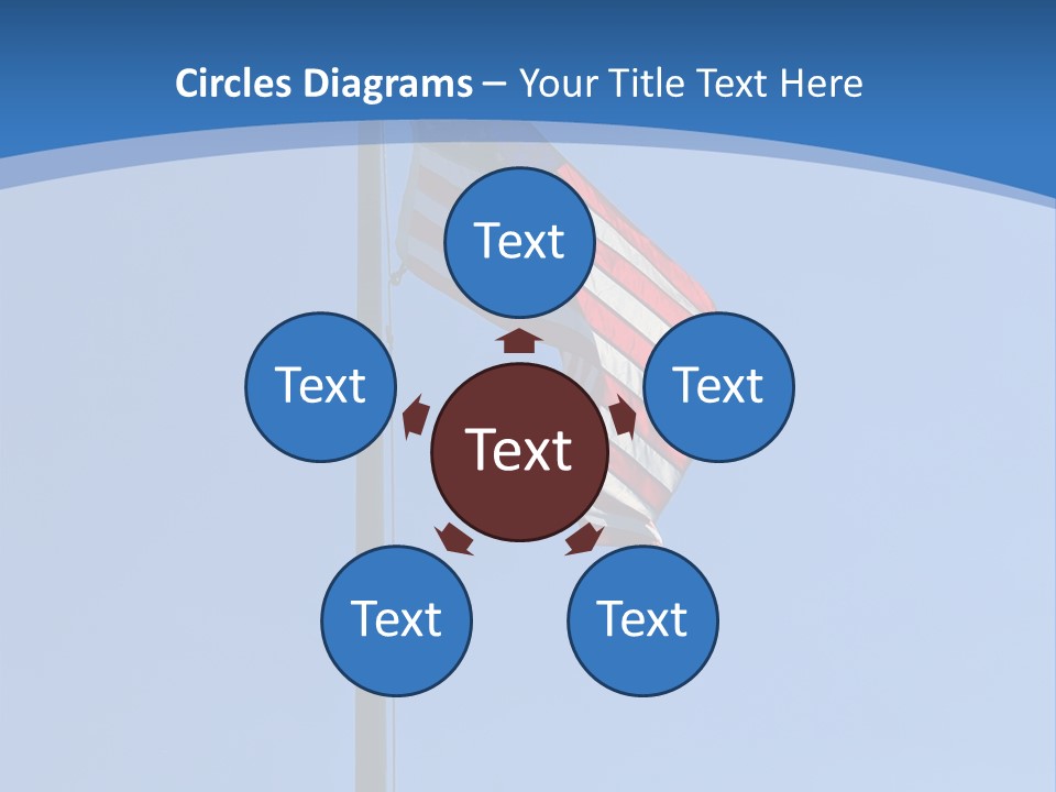 Holiday Usa Wave PowerPoint Template