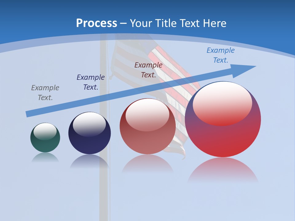 Holiday Usa Wave PowerPoint Template