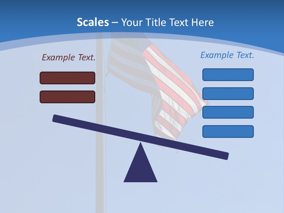 Holiday Usa Wave PowerPoint Template