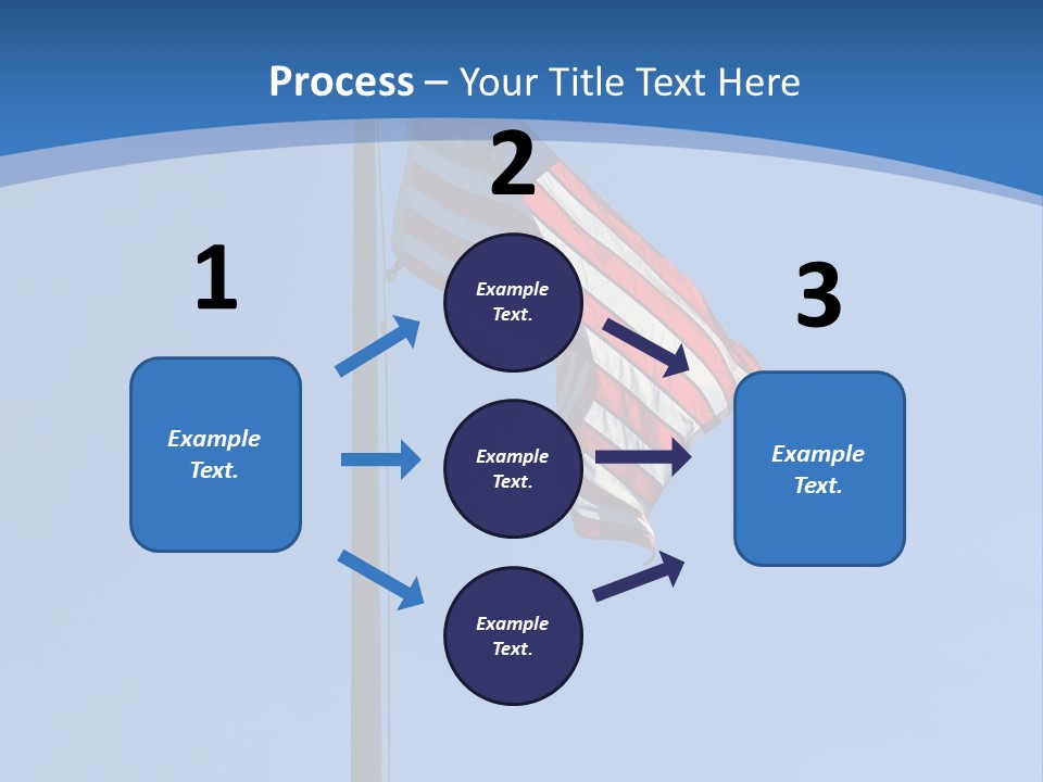 Holiday Usa Wave PowerPoint Template