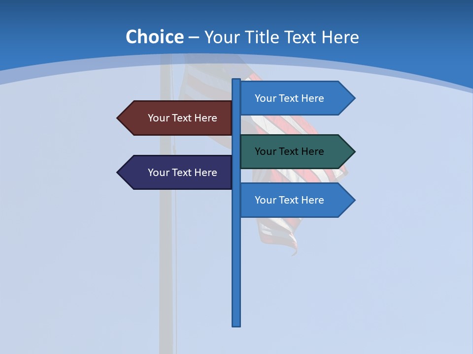 Holiday Usa Wave PowerPoint Template