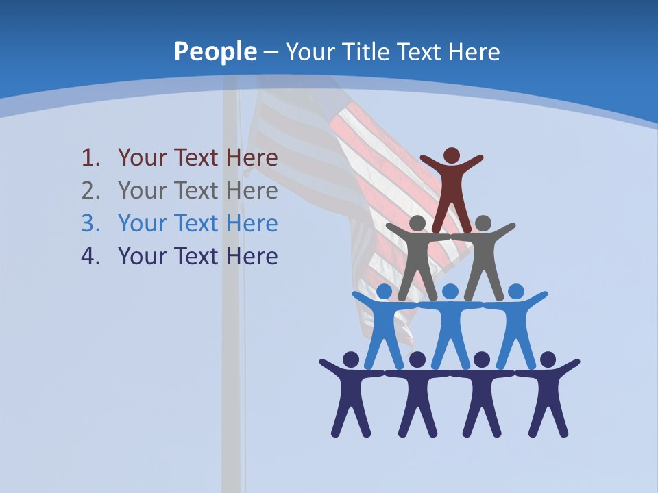 Holiday Usa Wave PowerPoint Template