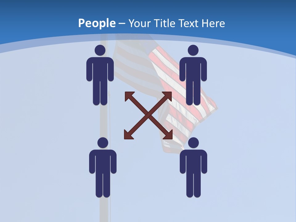 Holiday Usa Wave PowerPoint Template