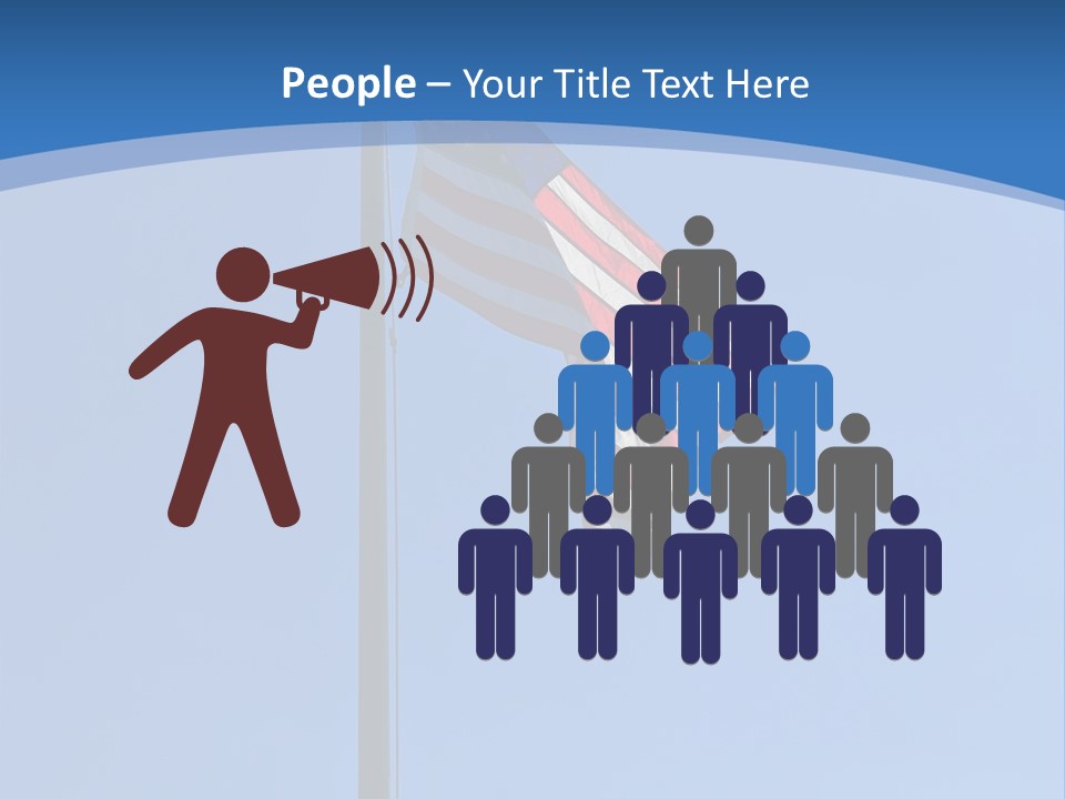 Holiday Usa Wave PowerPoint Template