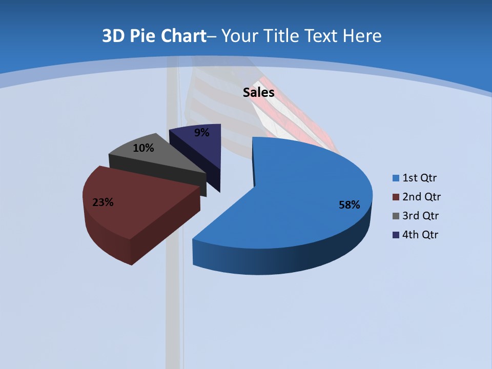 Holiday Usa Wave PowerPoint Template