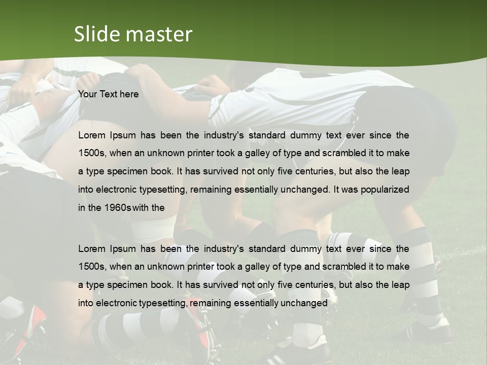 Paint Workshop Person PowerPoint Template