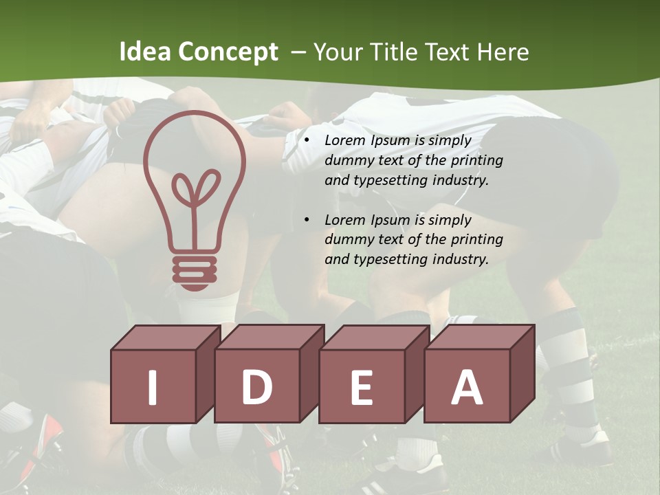 Paint Workshop Person PowerPoint Template