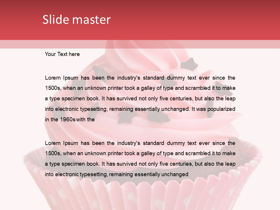 Eating Iced Delicious PowerPoint Template