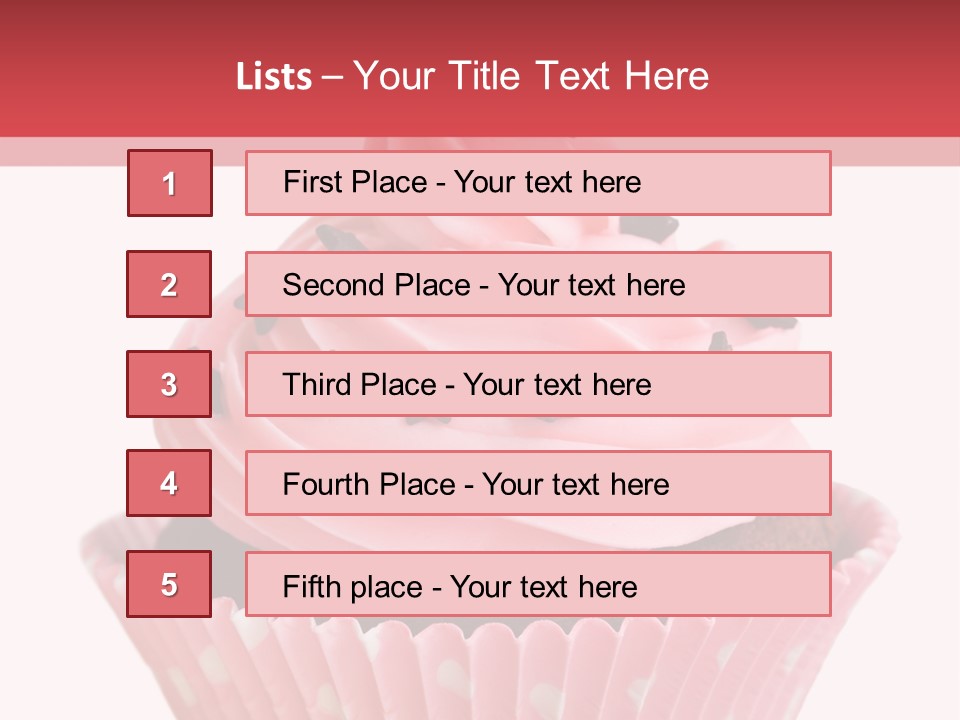 Eating Iced Delicious PowerPoint Template