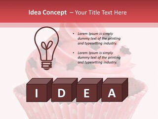 Eating Iced Delicious PowerPoint Template