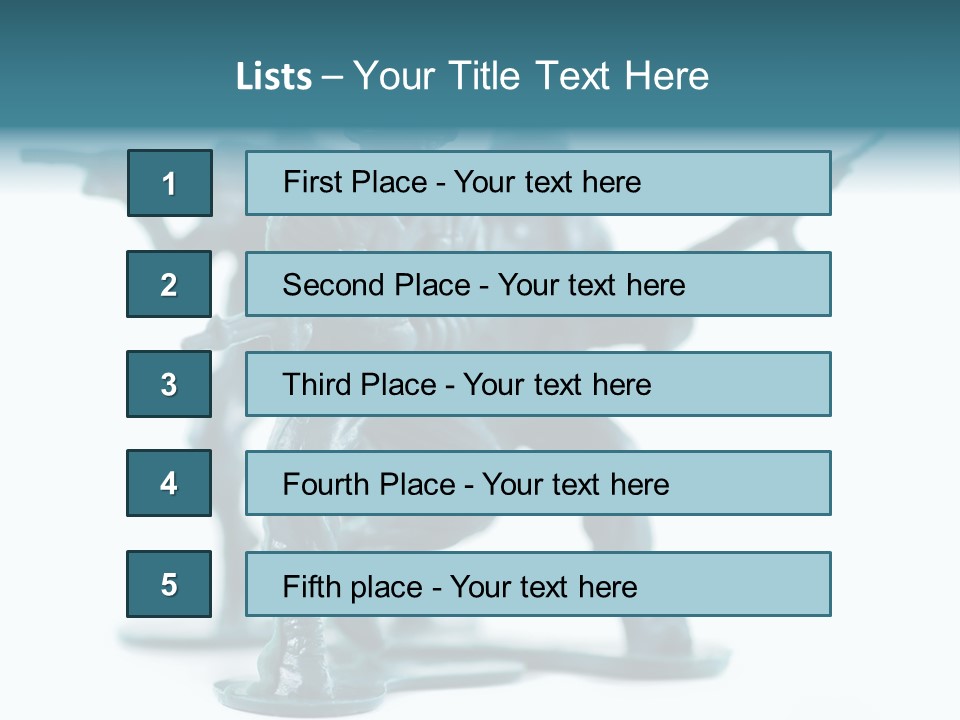 Soldiers Generic Play PowerPoint Template