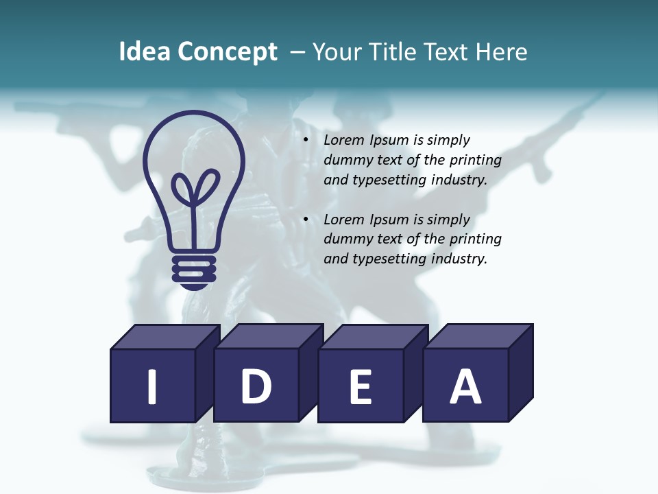 Soldiers Generic Play PowerPoint Template