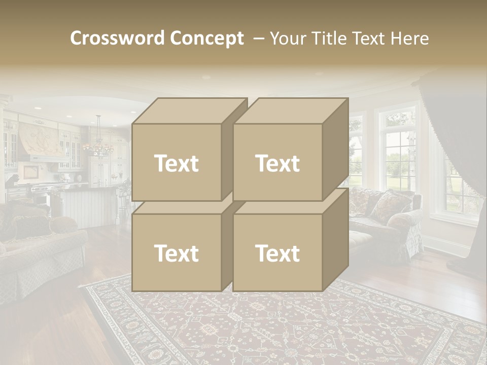 Park Flow Waterfall PowerPoint Template