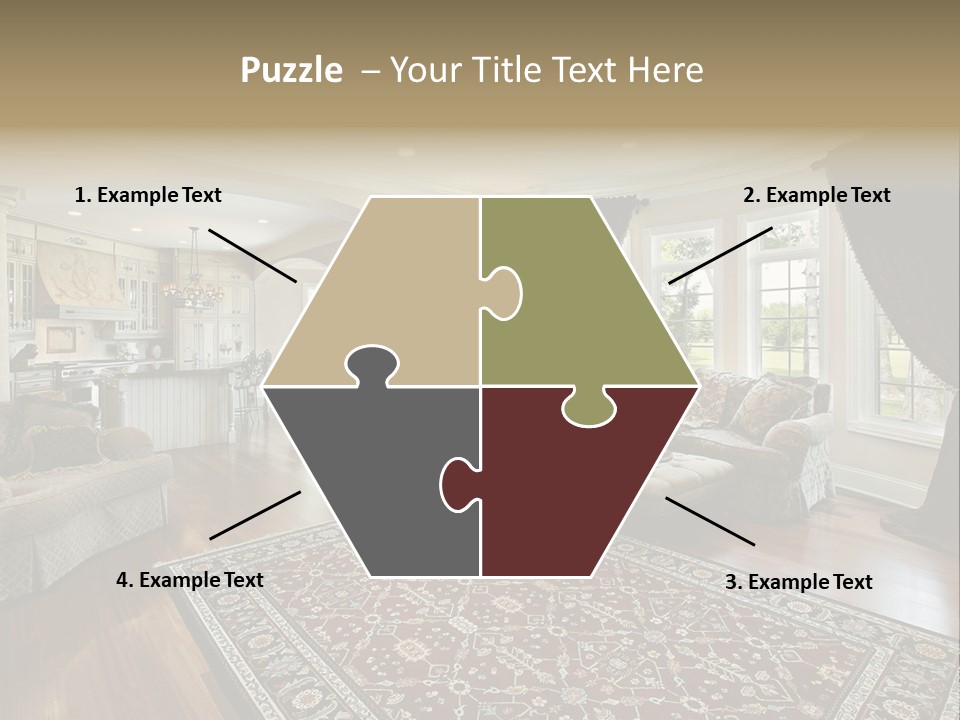 Park Flow Waterfall PowerPoint Template