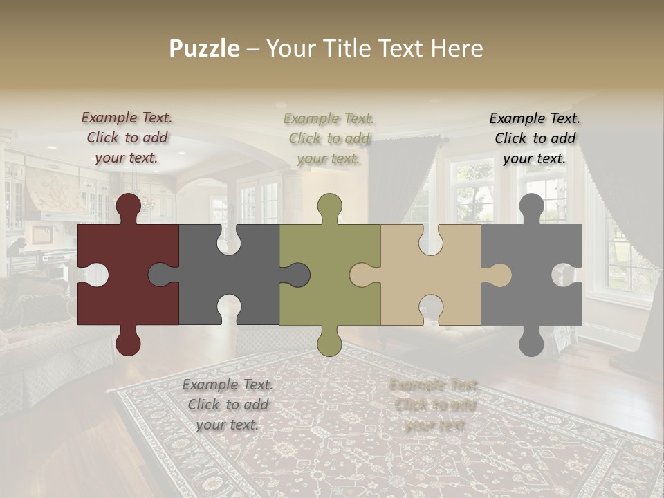 Park Flow Waterfall PowerPoint Template