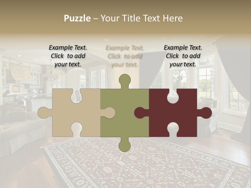 Park Flow Waterfall PowerPoint Template
