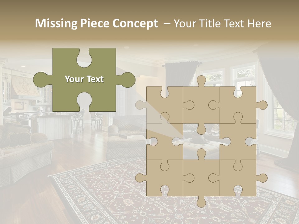Park Flow Waterfall PowerPoint Template