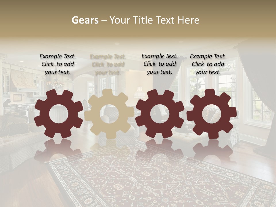 Park Flow Waterfall PowerPoint Template