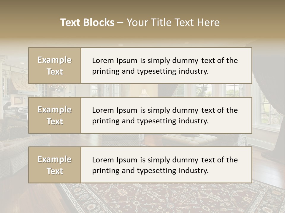 Park Flow Waterfall PowerPoint Template