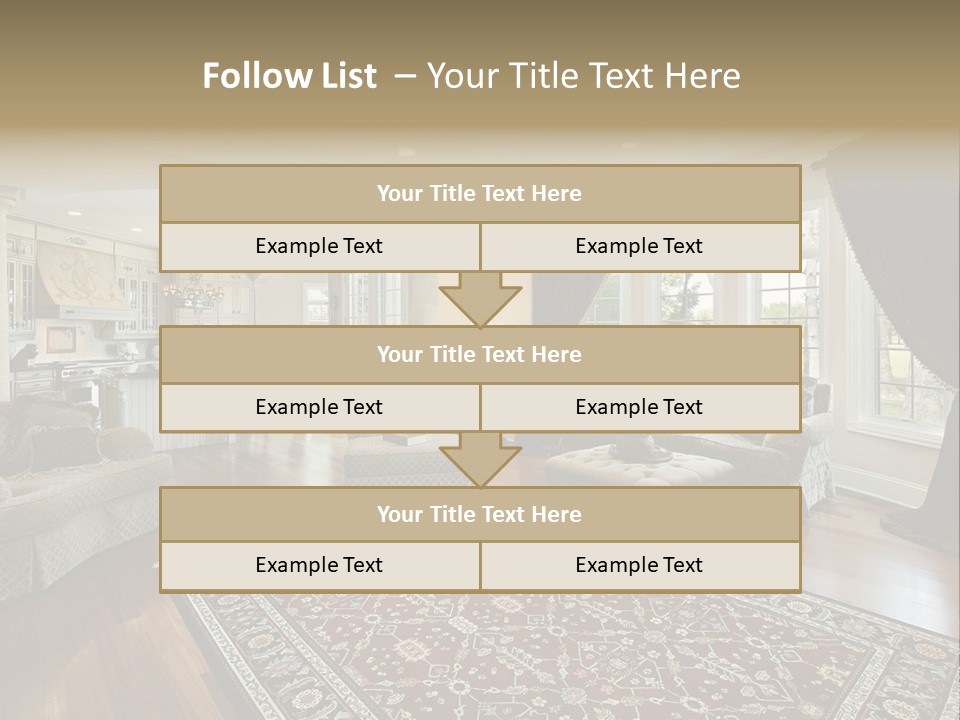 Park Flow Waterfall PowerPoint Template
