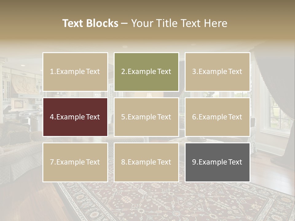 Park Flow Waterfall PowerPoint Template