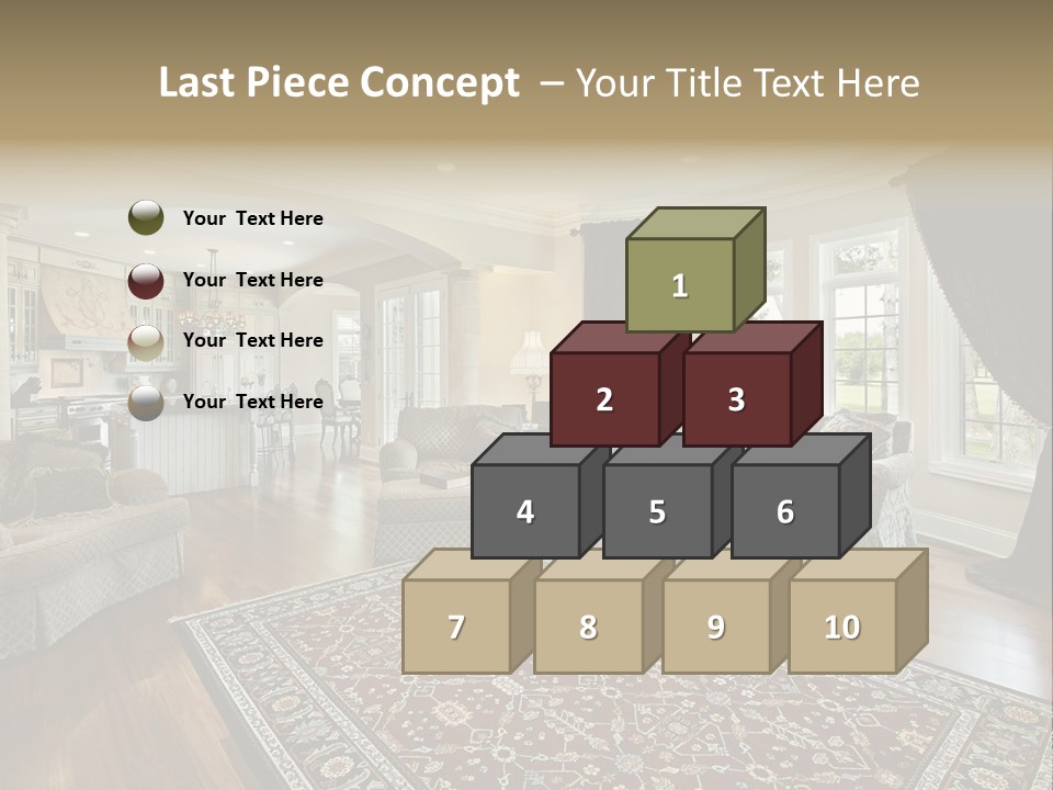 Park Flow Waterfall PowerPoint Template