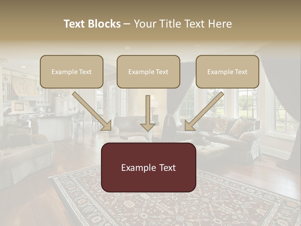Park Flow Waterfall PowerPoint Template
