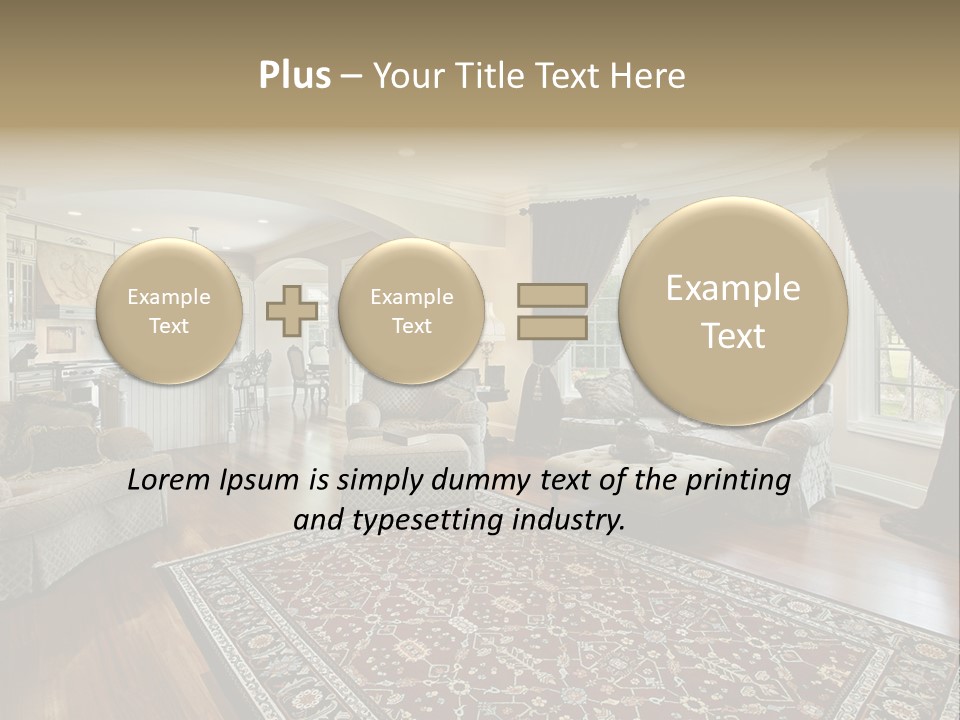 Park Flow Waterfall PowerPoint Template