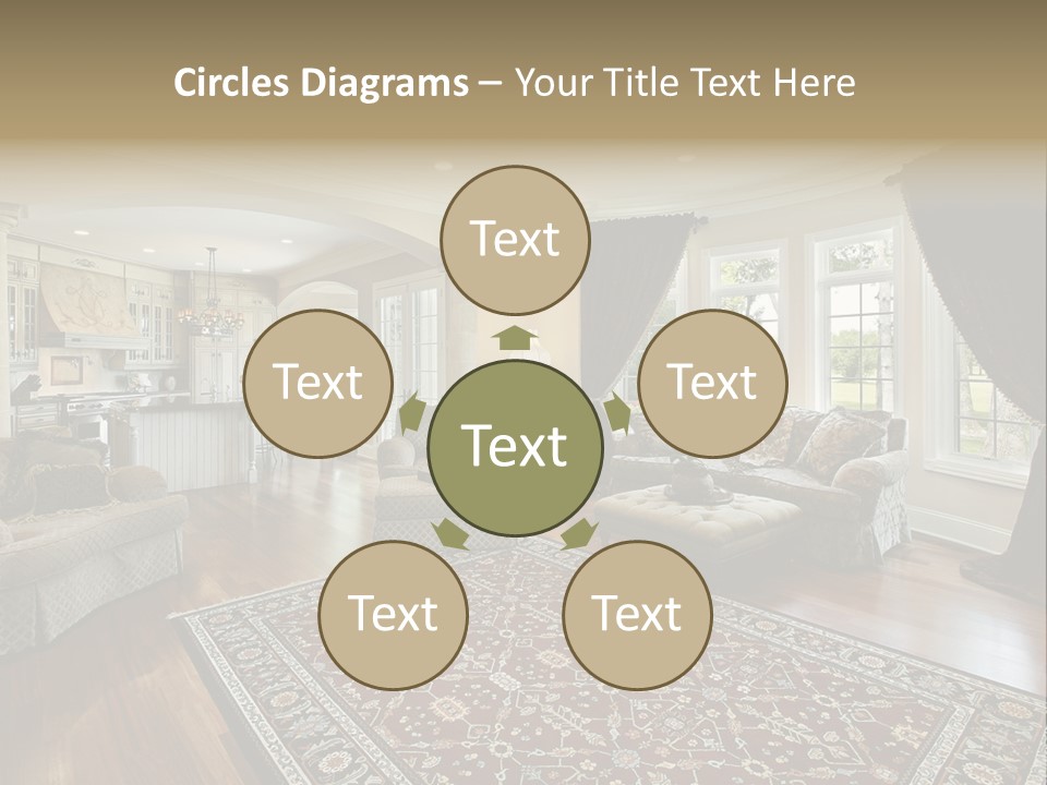 Park Flow Waterfall PowerPoint Template