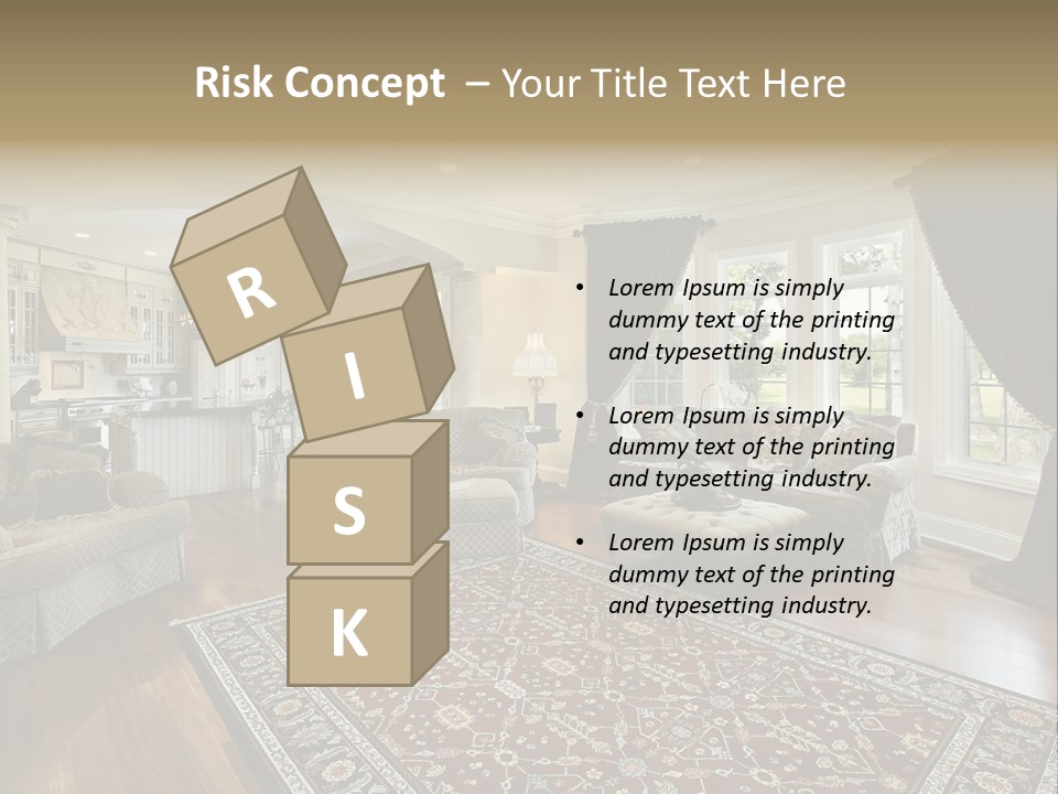 Park Flow Waterfall PowerPoint Template