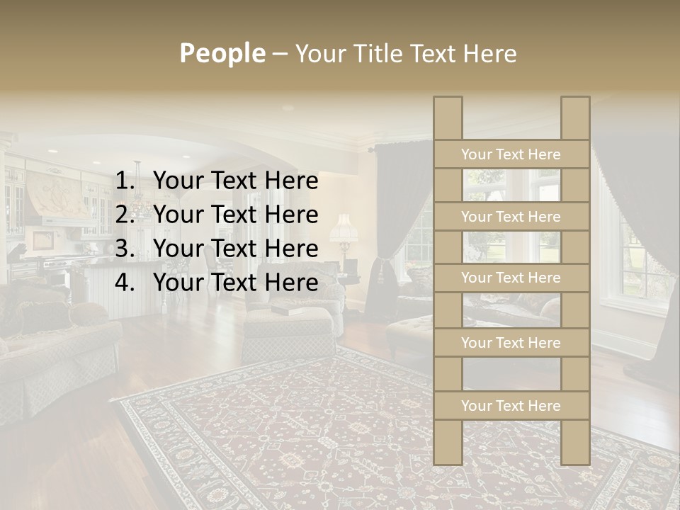 Park Flow Waterfall PowerPoint Template