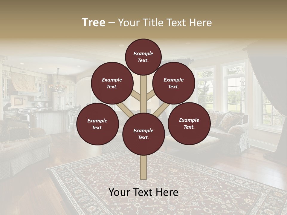 Park Flow Waterfall PowerPoint Template