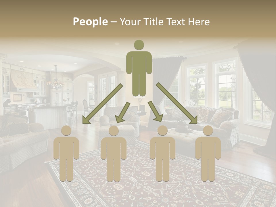 Park Flow Waterfall PowerPoint Template