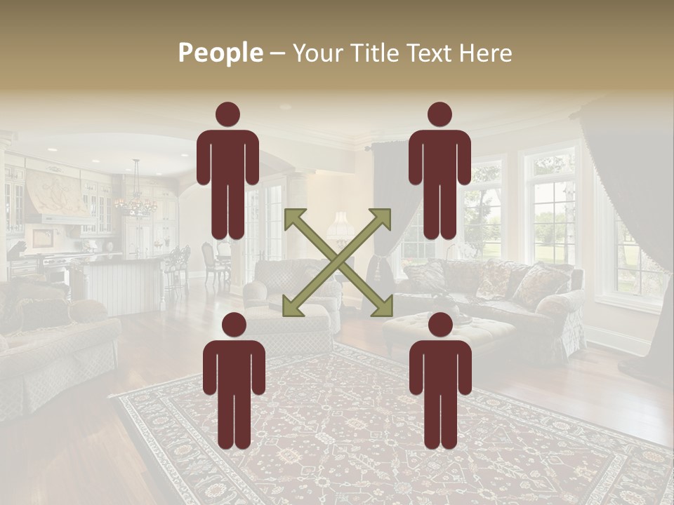 Park Flow Waterfall PowerPoint Template
