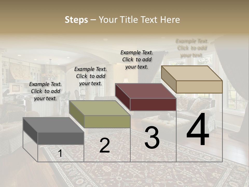 Park Flow Waterfall PowerPoint Template