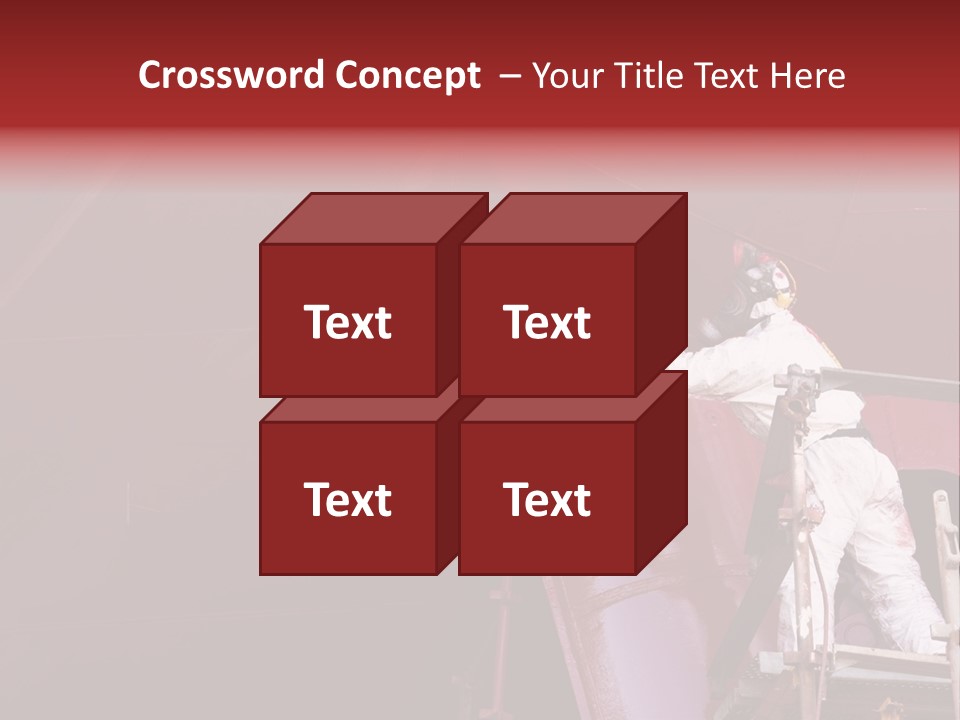 Paint Workshop Person PowerPoint Template