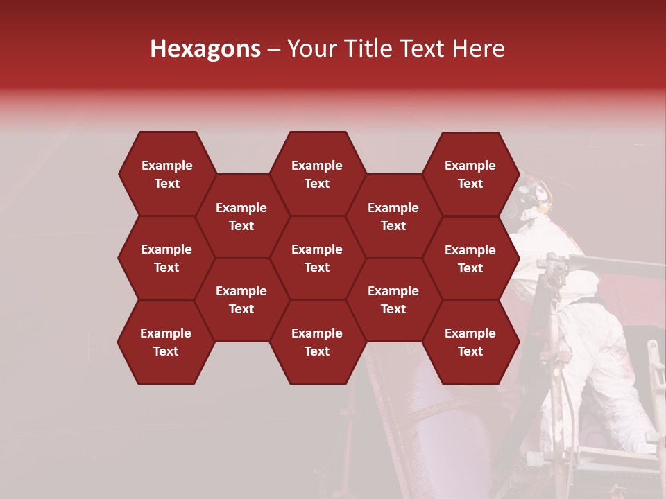 Paint Workshop Person PowerPoint Template