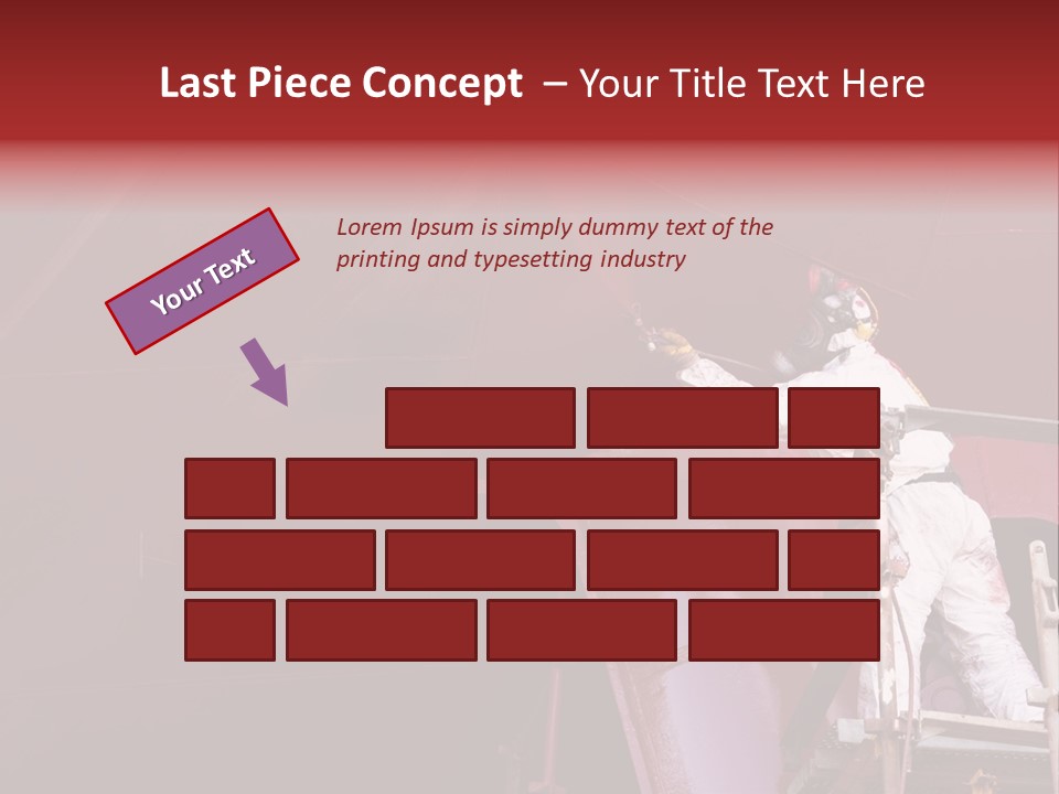 Paint Workshop Person PowerPoint Template